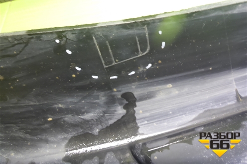 Накладка заднего бампера (86612H0000) для Kia Rio с 2017г (Рио 4)