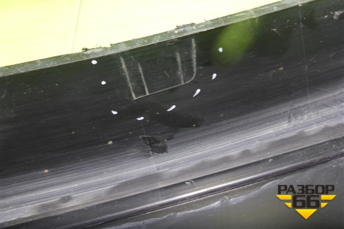 Накладка заднего бампера (86612H0000) для Kia Rio с 2017г (Рио 4)