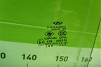 Стекло двери передней левой (лифтбэк) для Chery Bonus(A13) с 2010г