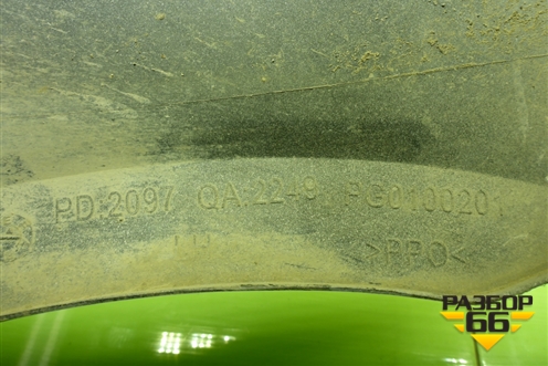 Крыло переднее левое (после 2007г дубликат) (PG0100201) для Peugeot 307 с 2001-2007г