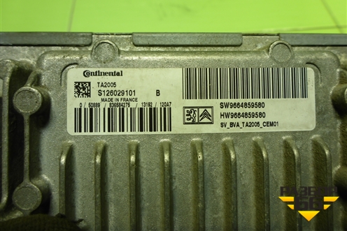 Блок управления АКПП (1.6л PSA) (9664859580) для Peugeot 408 с 2012г