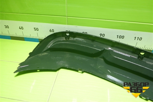Юбка заднего бампера (под парктроник) (60U807521A) для Skoda Rapid с 2020г