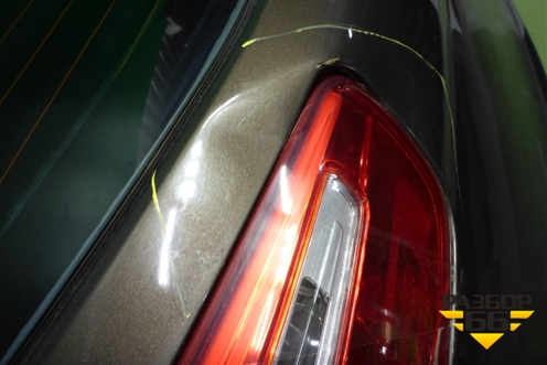 Дверь багажника со стеклом (737004Y200) для Kia Rio с 2011-2016г