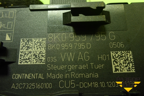 Блок комфорта (двери задней левой) (8K0959795G) для Audi Q5 c 2008-2017г