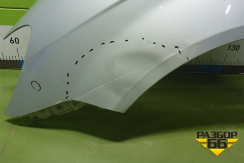 Крыло переднее левое (663111C350) для Hyundai Getz с 2002г