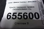 Крыло переднее правое (5035052600C15) для Geely Coolray с 2019-2025г