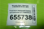 Решетка в передний бампер центральная (A1768850022) для Mercedes Benz A180/200/250 W176 с 2012