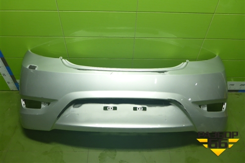 Бампер задний (до 2014г хэтчбек) (866114L200) для Hyundai Solaris с 2010-2016г