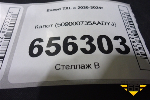 Капот (509000735AADYJ) для Exeed TXL с 2020-2024г