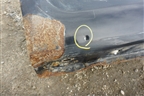 Порог со стойкой правый (5ти дверный хетчбэк) для Ford Focus 2 с 2008-2011г (Фокус)