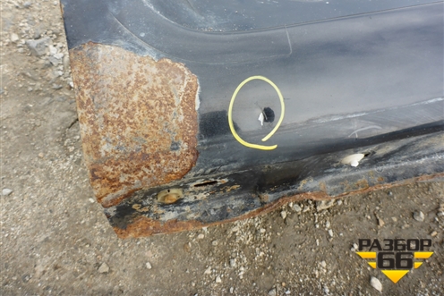 Порог со стойкой правый (5ти дверный хетчбэк) для Ford Focus 2 с 2008-2011г (Фокус)