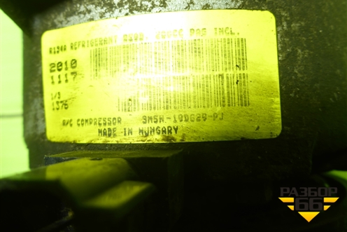 Компрессор кондиционера (1.6л SHDA) (3M5H19D629PJ) для Ford Focus 2 с 2008-2011г (Фокус)