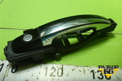Ручка наружная двери передней левой (3M51R224A36BF) для Ford Focus 2 с 2008-2011г (Фокус)