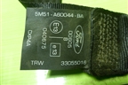 Ремень безопасности задний центральный (5M51A60044BA) для Ford Focus 2 с 2008-2011г (Фокус)