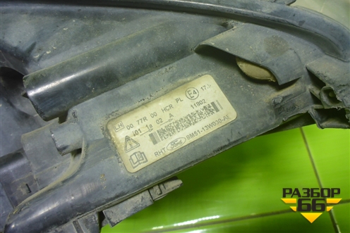 Фара левая (галоген) (8M5113W030AF) для Ford Focus 2 с 2008-2011г (Фокус)