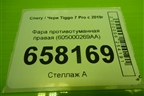 Фара противотуманная правая (605000269AA) для Chery Tiggo 7 Pro с 2019г (Тиго 7 Про)