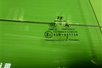 Стекло двери задней левой для Hyundai Sonata-5 с 2001г