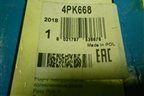Ремень ручейковый (4PK668) для Nissan Micra (К12Е) с 2002-2010г (Микра)