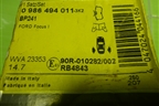 Колодки тормозные задние (0986494011) для Ford Focus 1 с 1998-2004г (Фокус)