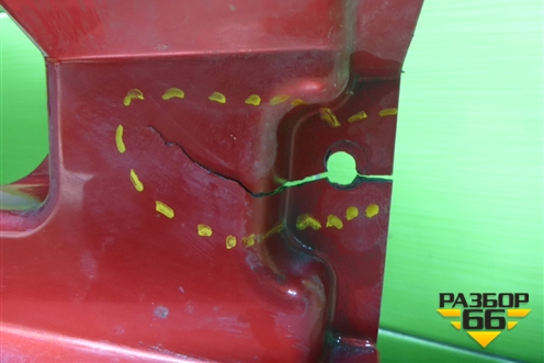 Бампер передний правая часть  (532MBB00016) для DAYUN CGC4250