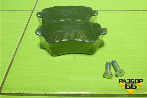 Колодки тормозные передние (новые) (410608481R) для Renault Duster I с 2010-2021г