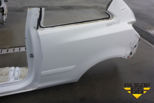 Крыло заднее левое (3-х дверный кузов) для Opel Corsa D с 2006-2014г