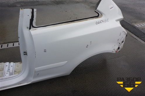 Крыло заднее левое (3-х дверный кузов) для Opel Corsa D с 2006-2014г
