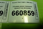 Обшивка двери передней правой под механику (8200576879) для Renault Logan с 2004-2015г