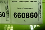 Полка багажника (8200683340) для Renault Logan с 2004-2015г