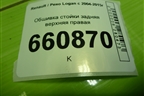 Обшивка стойки задняя верхняя правая (8200212991) для Renault Logan с 2004-2015г
