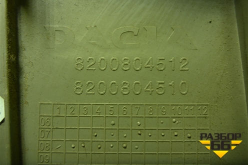 Обшивка стойки центральная левая (8200804512) для Renault Logan с 2004-2015г