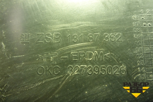 Локер задний левый (13187362) для Opel Corsa D с 2006-2014г (Корса Д)