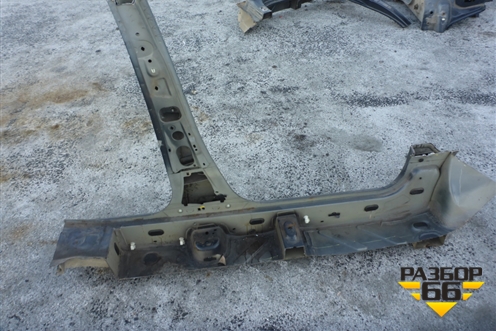 Порог со стойкой левый для Renault Logan с 2004-2015г (Логан)