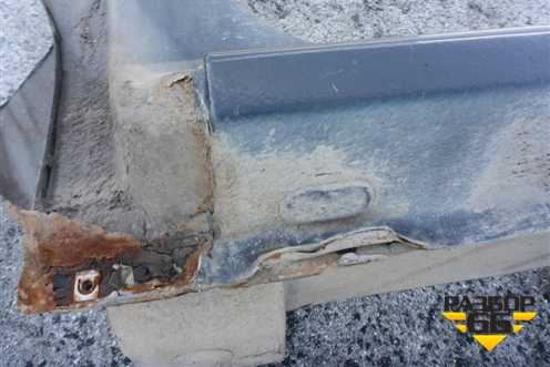 Порог со стойкой левый для Renault Logan с 2004-2015г (Логан)