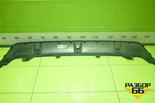 Накладка заднего бампера (на юбку M-пакет) (51128089547) для BMW X5 G05 с 2018г (Х5 Г05)