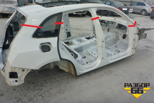 Крыша под люк для Audi Q5 c 2008-2017г (Ку 5)