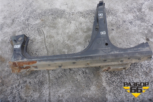 Порог со стойкой левый (5ти дверный кузов) для Opel Corsa D с 2006-2014г (Корса Д)