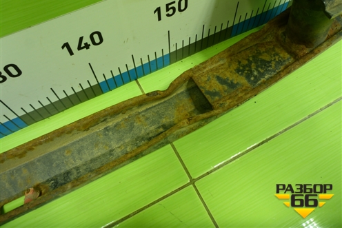 Усилитель заднего бампера для Opel Corsa D с 2006-2014г (Корса Д)