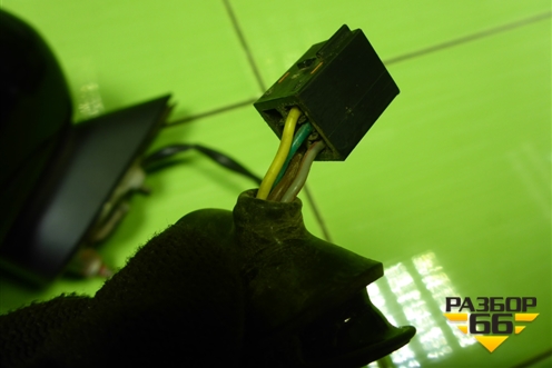 Зеркало левое электрическое (5 контактов) для Opel Corsa D с 2006-2014г (Корса Д)