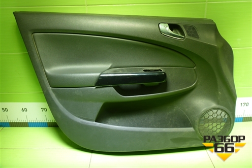 Обшивка двери передней левой под электрику (5ти дверный кузов) (P1002880) для Opel Corsa D с 2006-2014г (Корса Д)