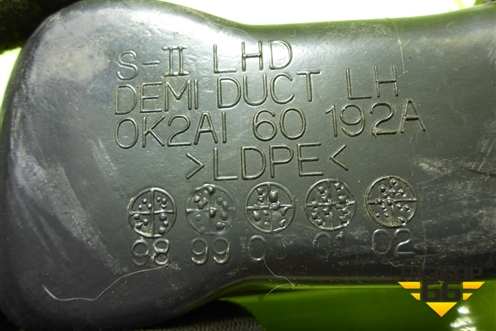 Воздуховод отопителя (0K2A160192A) для Kia Spectra с 2001г (Спектра)