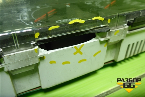 Щиток приборов МКПП (78807120) для Kia Spectra с 2001г (Спектра)