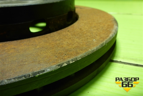 Диск тормозной передний вентилируемый для Kia Spectra с 2001г (Спектра)