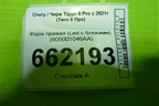Фара правая (Led c блоками) (605001046AA) для Chery Tiggo 8 Pro с 2021г (Тиго 8 Про)