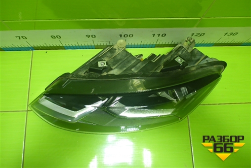 Фара левая (после 2015г Full Led без блока) (6C1941035) для Volkswagen Polo (седан) с 2010г (Поло)