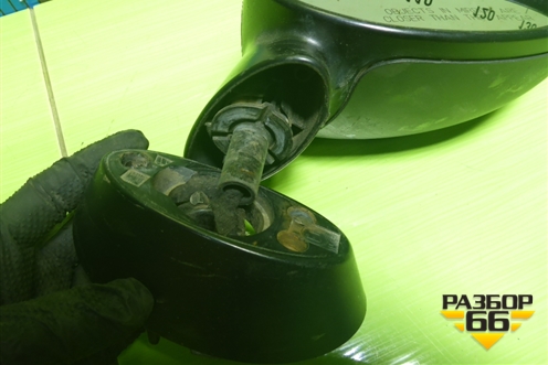 Зеркало правое электрическое (на 3 контакта) для Mini Cooper R52 (Купер)