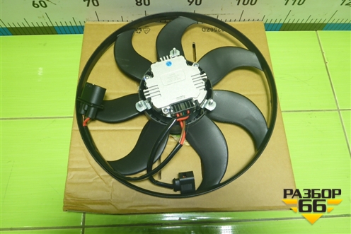 Вентилятор охлаждения радиатора (новый не оригинал) (LFC18K2) для Volkswagen Golf V с 2003-2009г (Гольф 5)