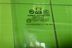 Стекло двери передней правой (0K2A158511) для Kia Spectra с 2001г (Спектра)