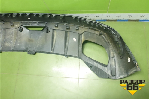 Юбка заднего бампера (до 2023г под парктроник) (6600124618) для Geely Coolray с 2019-2025г (Кулрей)