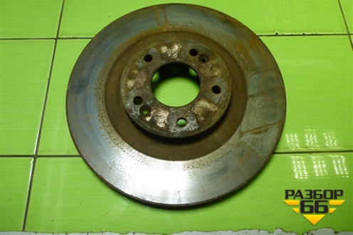 Диск тормозной передний вентилируемый (517122W700) для Hyundai Santa Fe с 2012-2018г (Санта Фе)